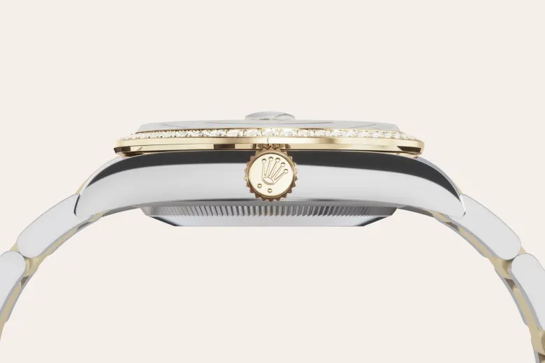 Rolex Datejust 36 en Rolesor jaune – combinaison d’acier Oystersteel et d’or jaune M126283RBR-0018 chez Dubail