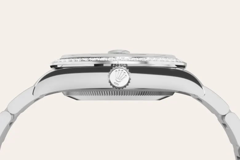 Rolex Datejust 36 en Rolesor gris – combinaison d’acier Oystersteel et d’or gris M126284RBR-0024 chez Frayssinet Joaillier
