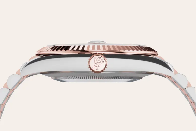 Rolex Datejust 41 en Rolesor Everose – combinaison d’acier Oystersteel et d’or Everose M126331-0010 chez Hardy
