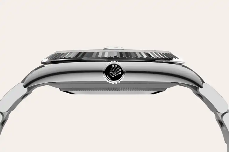 Rolex Datejust 41 en Rolesor gris – combinaison d’acier Oystersteel et d’or gris M126334-0033 chez Bijouterie Mornier