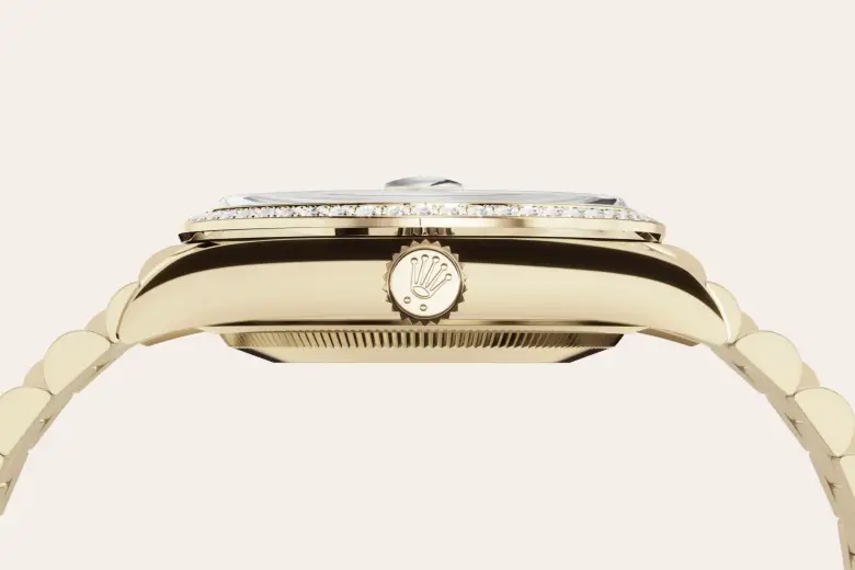 Rolex Day-Date 36 in 18 ct yellow gold M128348RBR-0049 at Boutique Rolex Genève