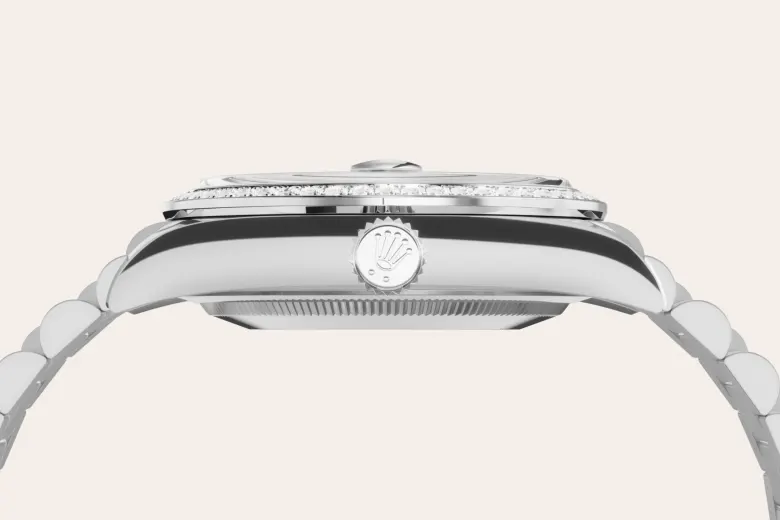 Rolex Day-Date 36 en Or gris 18 ct M128349RBR-0006 chez Dubail