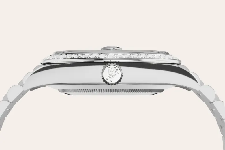 Rolex Day-Date 40 en Or gris 18 ct M228349RBR-0041 chez Dubail