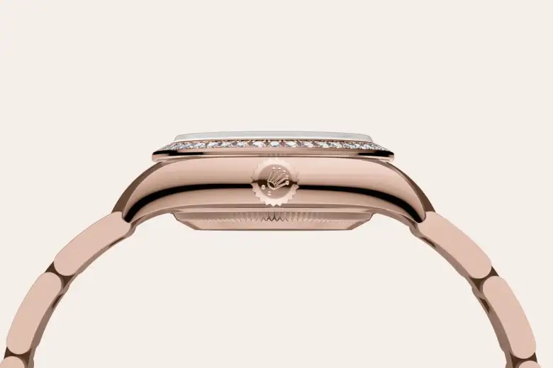 Rolex Oyster Perpetual 28 en Or Everose 18 ct M276245RBR-0002 chez Boutique Rolex Genève