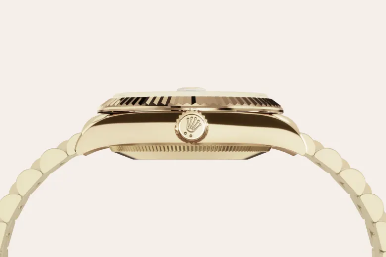 Rolex Datejust 31 in 18 ct yellow gold M278278-0011 at DOUX Joaillier