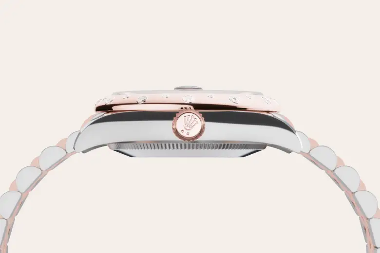 Rolex Datejust 31 in Everose Rolesor - combination of Oystersteel and Everose gold M278341RBR-0024 at Shemer Jewellers
