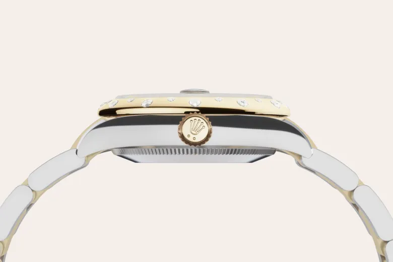 Rolex Datejust 31 en Rolesor jaune – combinaison d’acier Oystersteel et d’or jaune M278343RBR-0015 chez Bijouterie Mornier