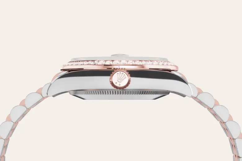 Rolex Datejust 31 en Rolesor Everose – combinaison d’acier Oystersteel et d’or Everose M278381RBR-0030 chez Boutique Rolex Genève