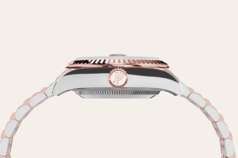 Rolex Lady-Datejust in Everose Rolesor - combination of Oystersteel and Everose gold M279171-0007 at Shemer Jewellers