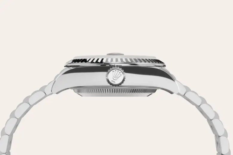 Rolex Lady-Datejust in White Rolesor - combination of Oystersteel and white gold M279174-0001 at Boutique Rolex Genève