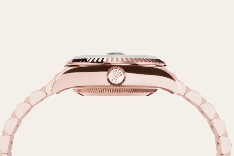 Rolex Lady-Datejust in 18 ct Everose gold M279175-0021 at Van Deijl