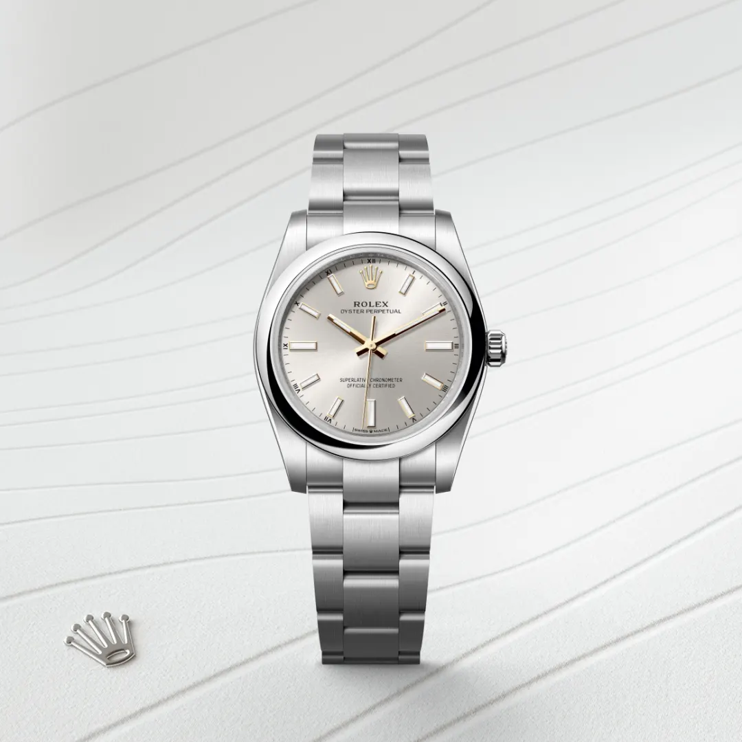 Rolex Oyster Perpetual 34 en Acier Oystersteel M124200-0001 chez Hardy