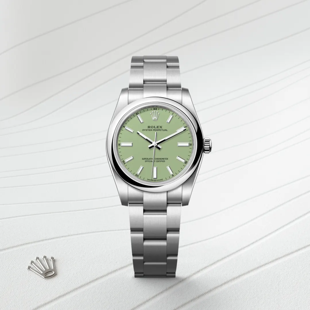 Rolex Oyster Perpetual 34 en Acier Oystersteel M124200-0006 chez Hardy