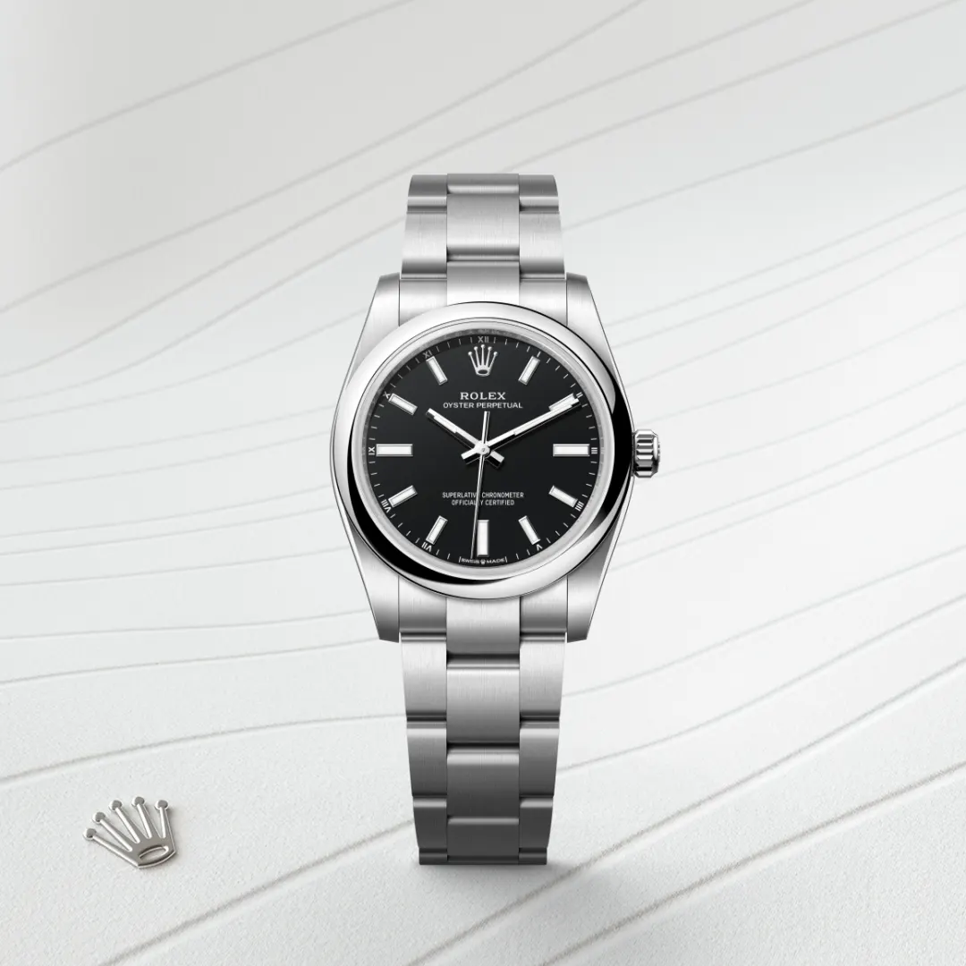 Rolex Oyster Perpetual 34 en Acier Oystersteel M124200-0010 chez Hardy