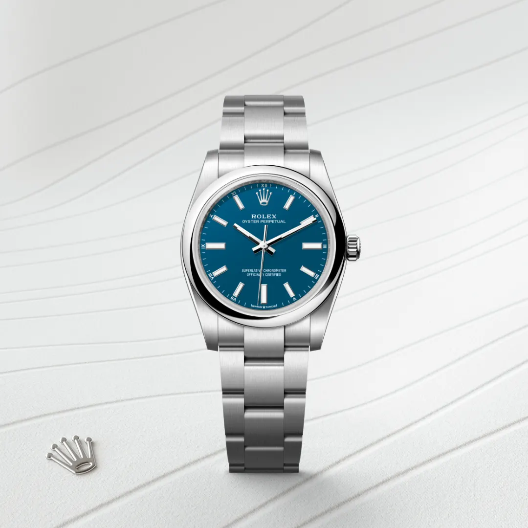 Rolex Oyster Perpetual 34 en Acier Oystersteel M124200-0011 chez Hardy