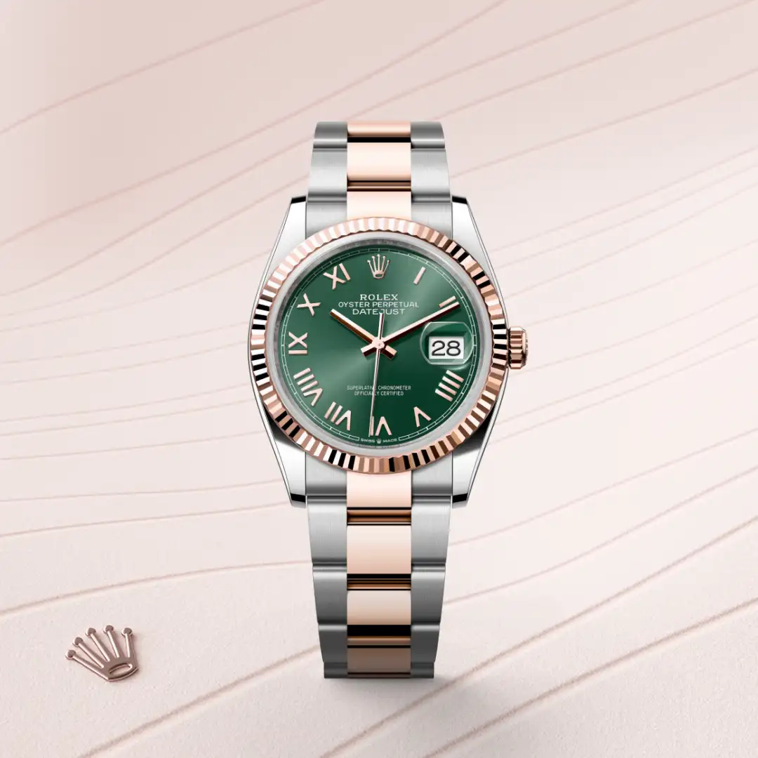 Rolex Datejust 36 in Everose Rolesor - combination of Oystersteel and Everose gold M126231-0052 at Boutique Rolex Genève