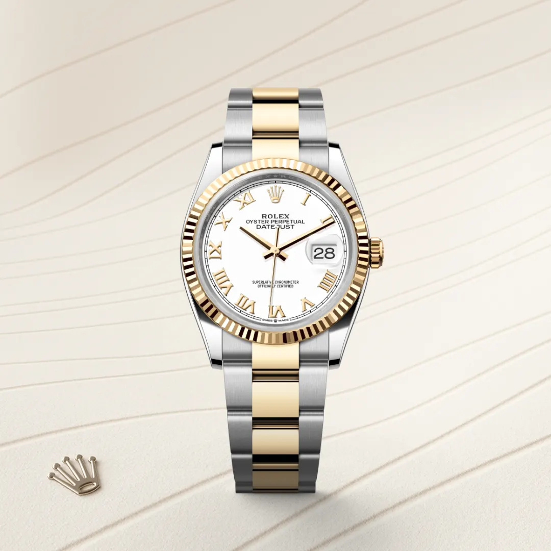 Rolex Datejust 36 en Rolesor jaune – combinaison d’acier Oystersteel et d’or jaune M126233-0030 chez Hall of Time