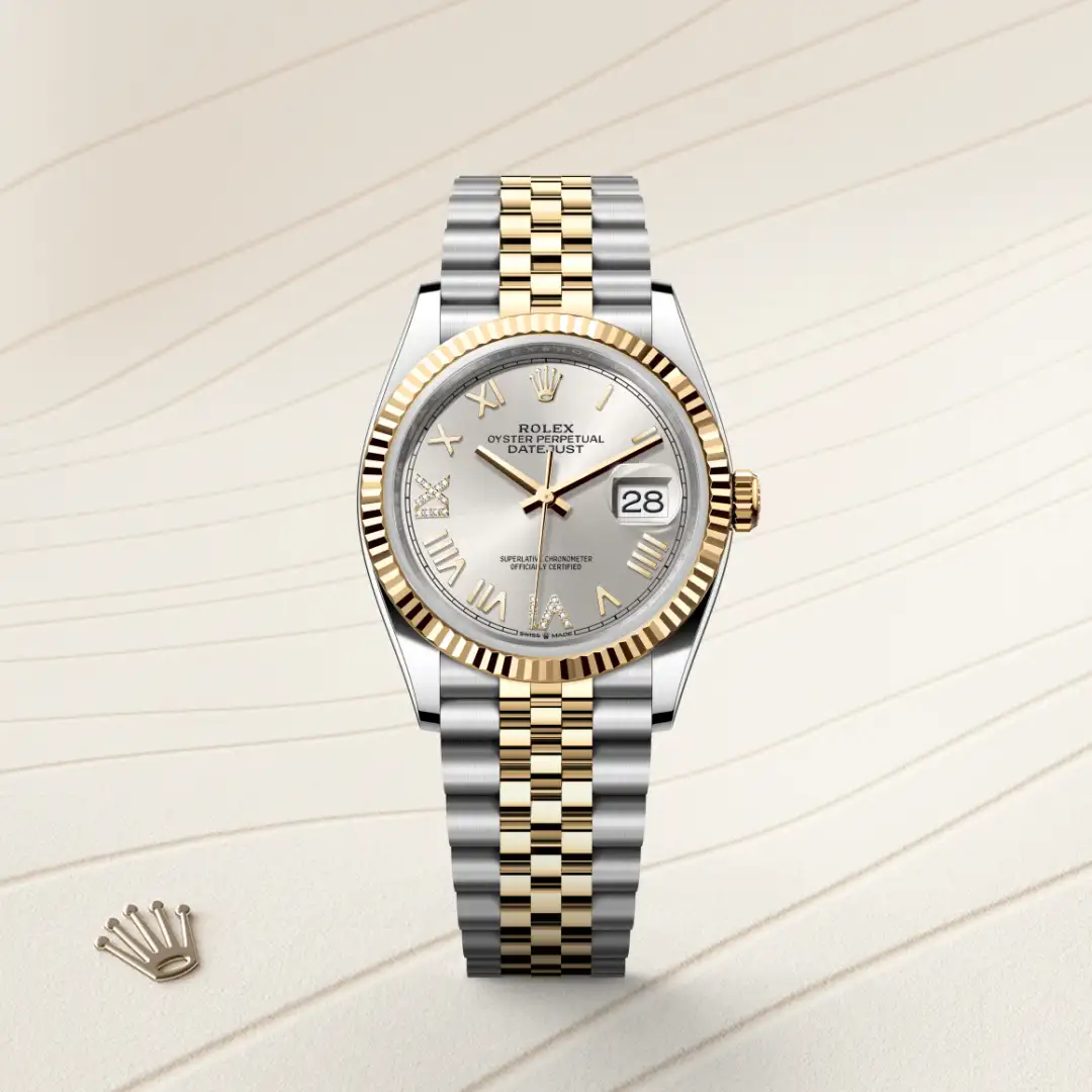 Rolex Datejust 36 in Yellow Rolesor - combination of Oystersteel and yellow gold M126233-0051 at Boutique Rolex Genève