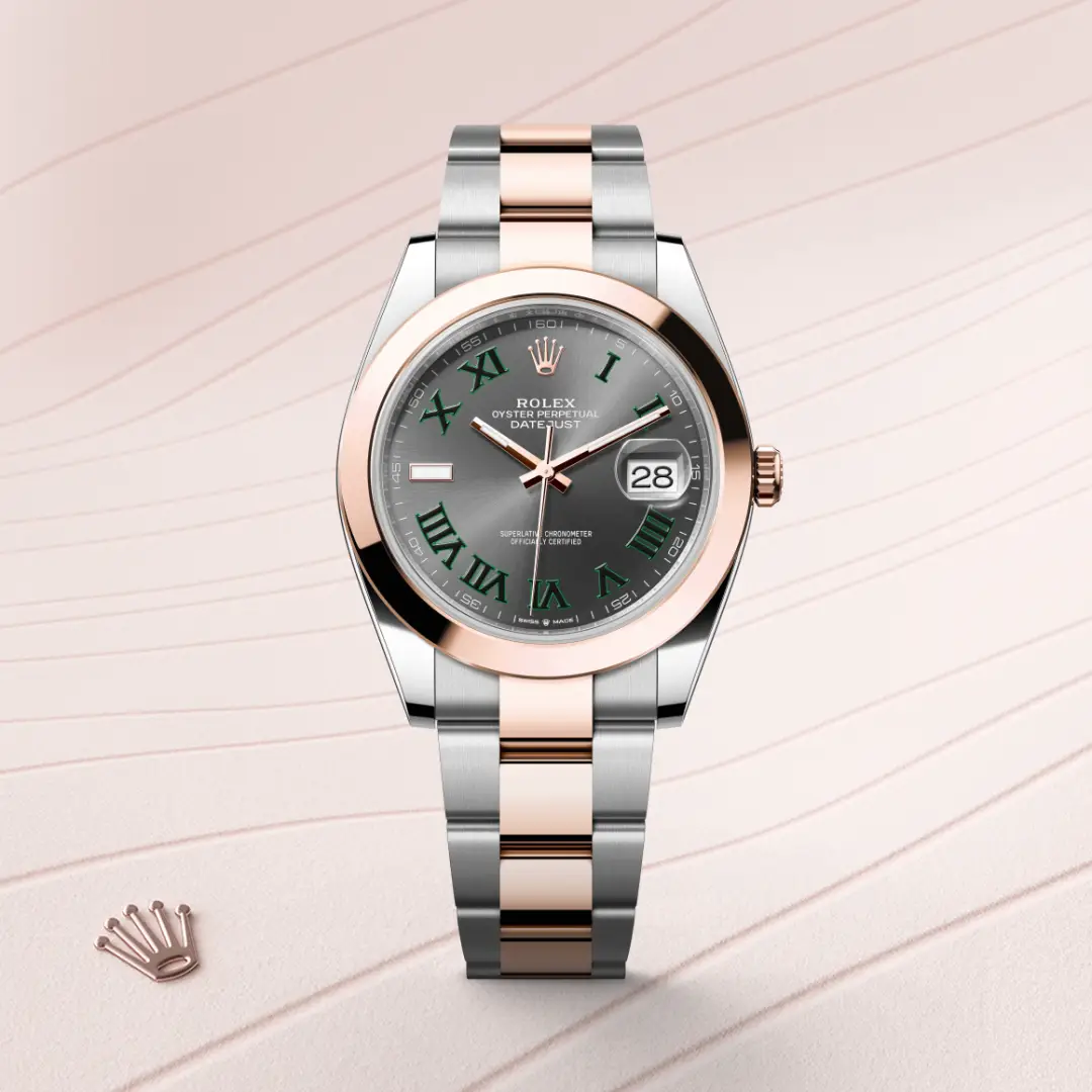 Rolex Datejust 41 in Everose Rolesor - combination of Oystersteel and Everose gold M126301-0015 at Van Deijl