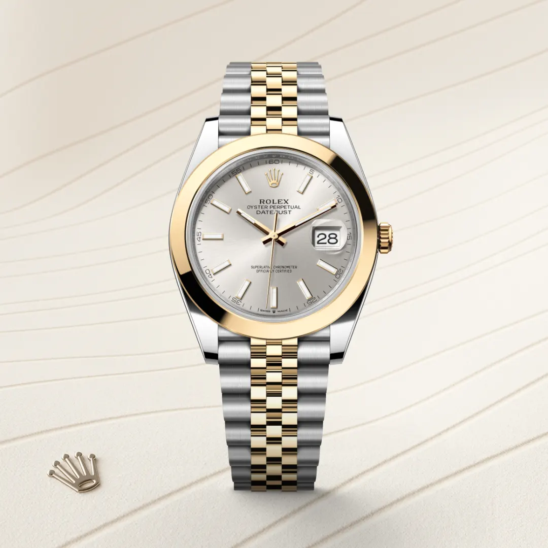Rolex Datejust 41 en Rolesor jaune – combinaison d’acier Oystersteel et d’or jaune M126303-0002 chez Dubail