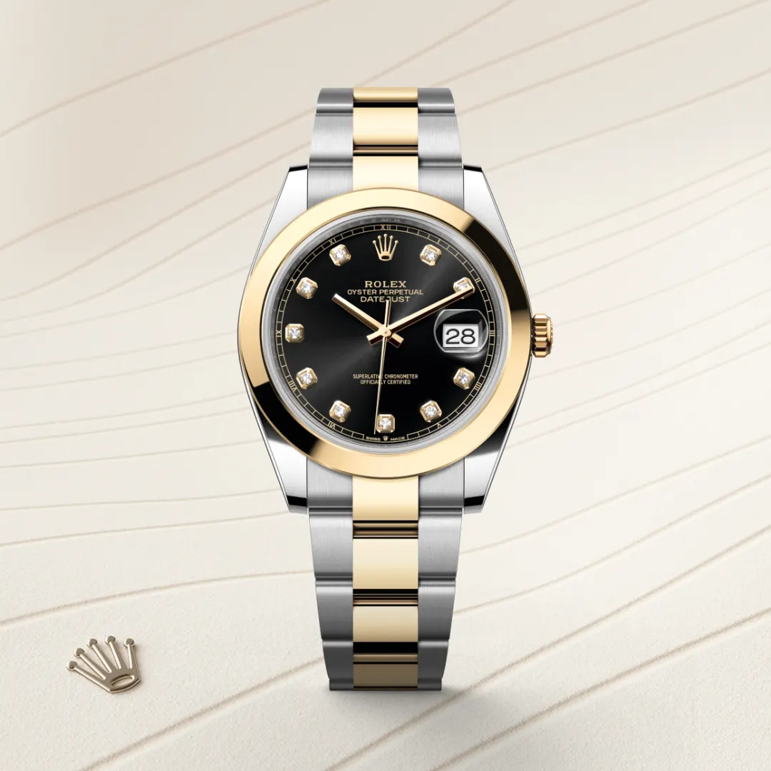 Rolex Datejust 41 en Rolesor jaune – combinaison d’acier Oystersteel et d’or jaune M126303-0005 chez Maison Prieur