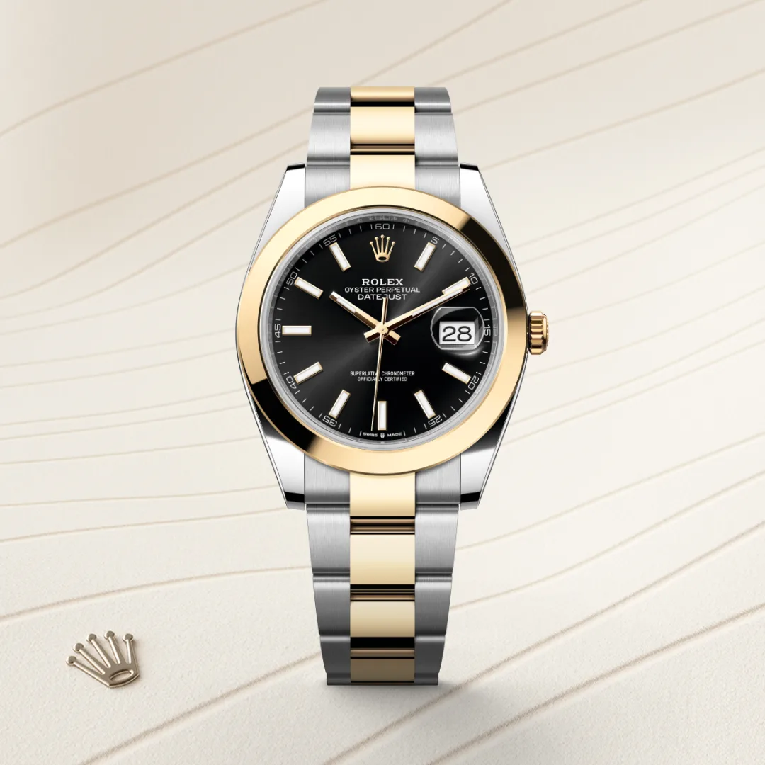 Rolex Datejust 41 en Rolesor jaune – combinaison d’acier Oystersteel et d’or jaune M126303-0013 chez Bijouterie Mornier