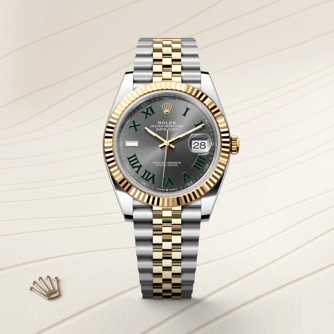 Rolex Datejust 41 en Rolesor jaune – combinaison d’acier Oystersteel et d’or jaune M126333-0020 chez Hardy