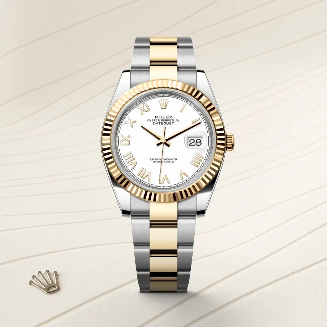 Rolex Datejust 41 in Yellow Rolesor - combination of Oystersteel and yellow gold M126333-0025 at Boutique Rolex Genève