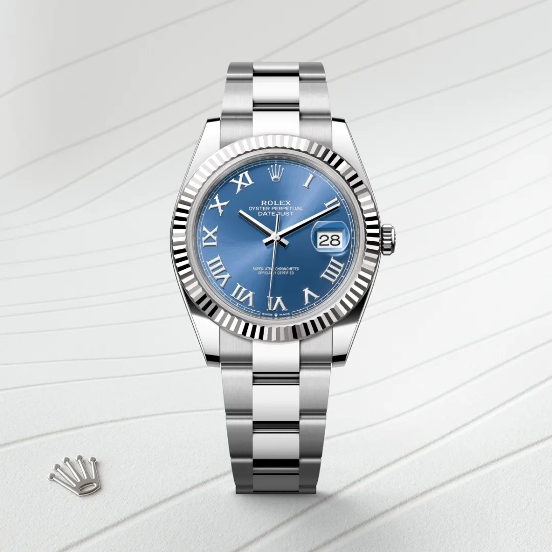 Rolex Datejust 41 en Rolesor gris – combinaison d’acier Oystersteel et d’or gris M126334-0025 chez Maison Prieur