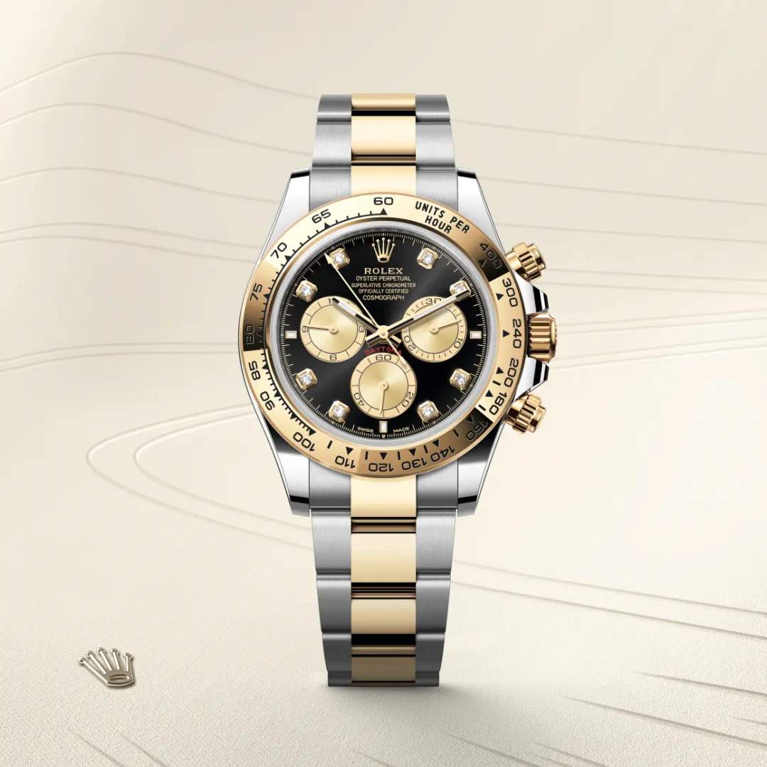Rolex Cosmograph Daytona en Rolesor jaune – combinaison d’acier Oystersteel et d’or jaune M126503-0002 chez Lombard Joaillier