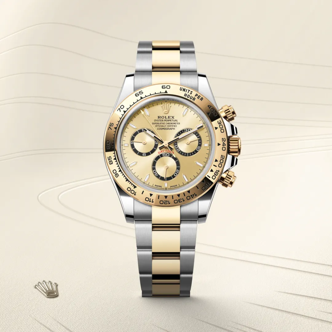 Rolex Cosmograph Daytona en Rolesor jaune – combinaison d’acier Oystersteel et d’or jaune M126503-0004 chez Hardy