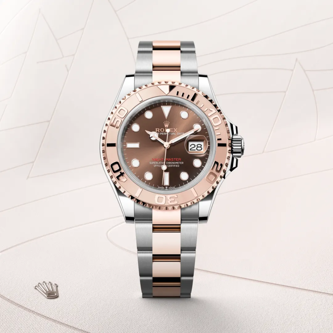 Rolex Yacht-Master 40 en Rolesor Everose – combinaison d’acier Oystersteel et d’or Everose M126621-0001 chez Hardy