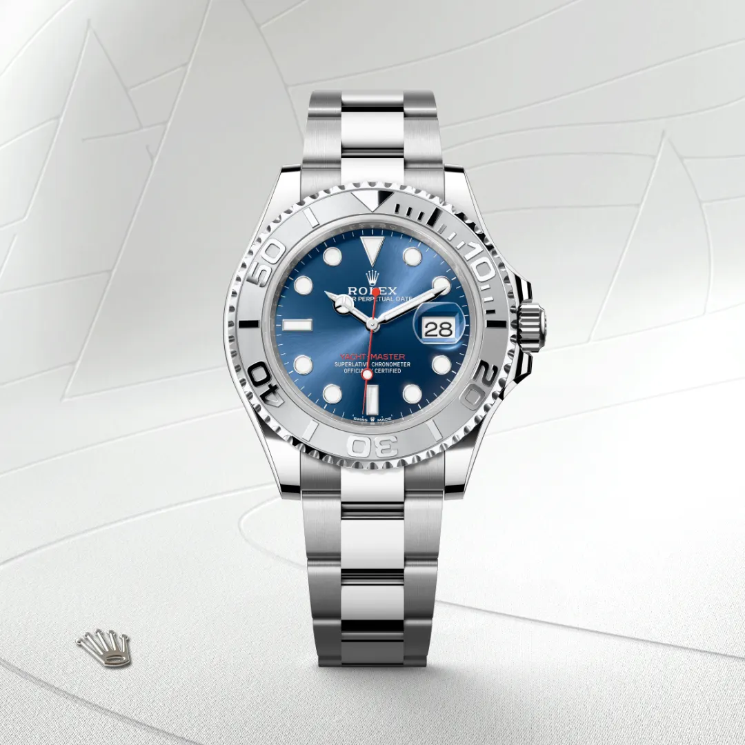 Rolex Yacht-Master 40 en Rolesium – combinaison d’acier Oystersteel et de platine M126622-0002 chez Hardy