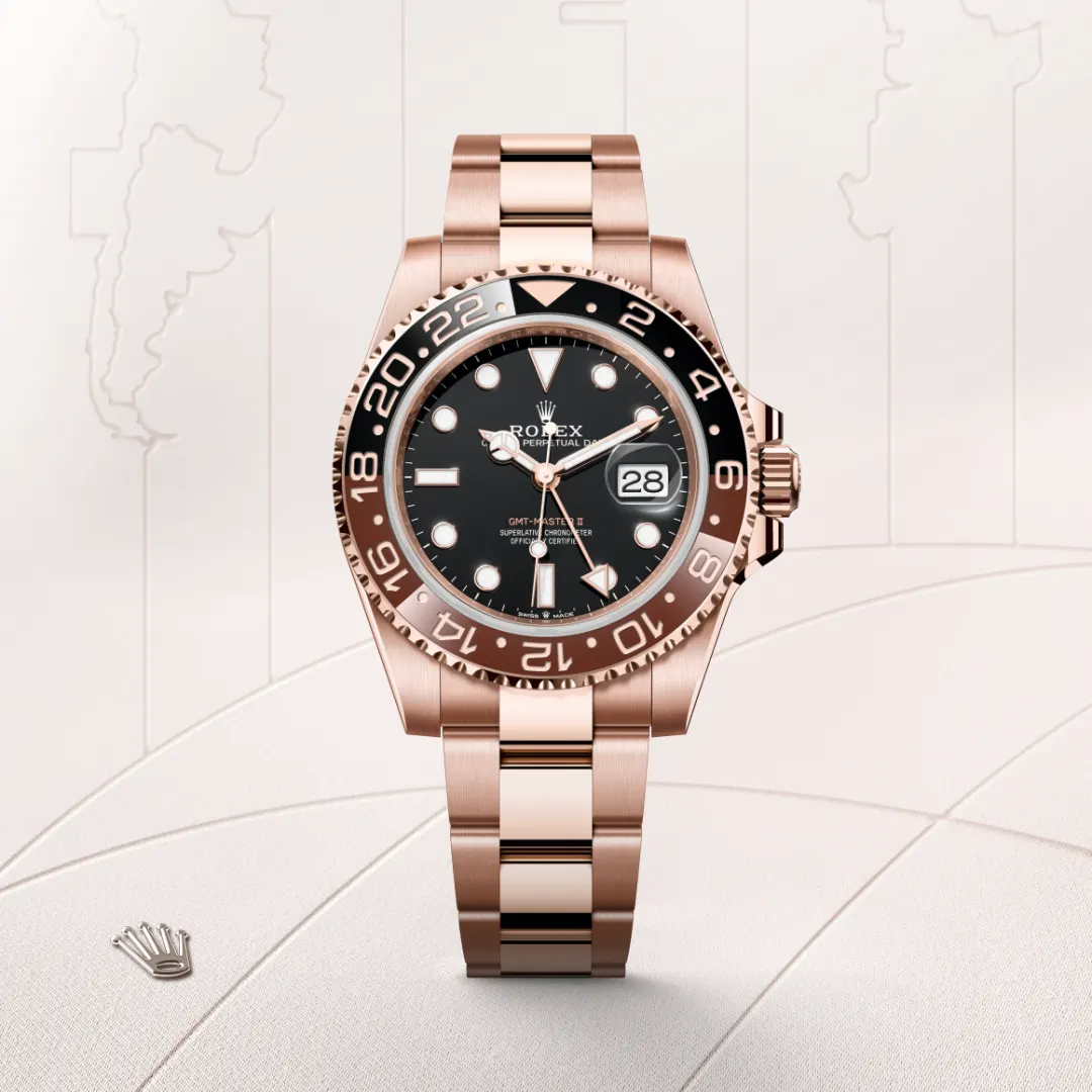 Rolex GMT-Master II en Or Everose 18 ct M126715CHNR-0001 chez Dubail