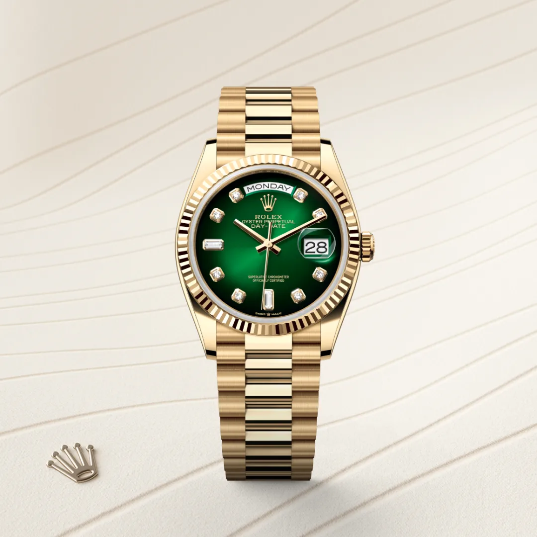 Rolex Day-Date 36 en Or jaune 18 ct M128238-0069 chez Bijouterie Mornier