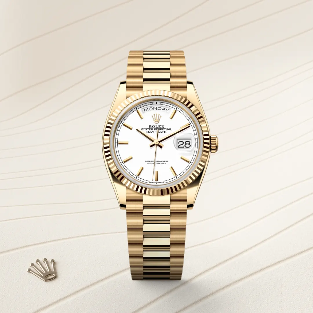Rolex Day-Date 36 en Or jaune 18 ct M128238-0081 chez Dubail