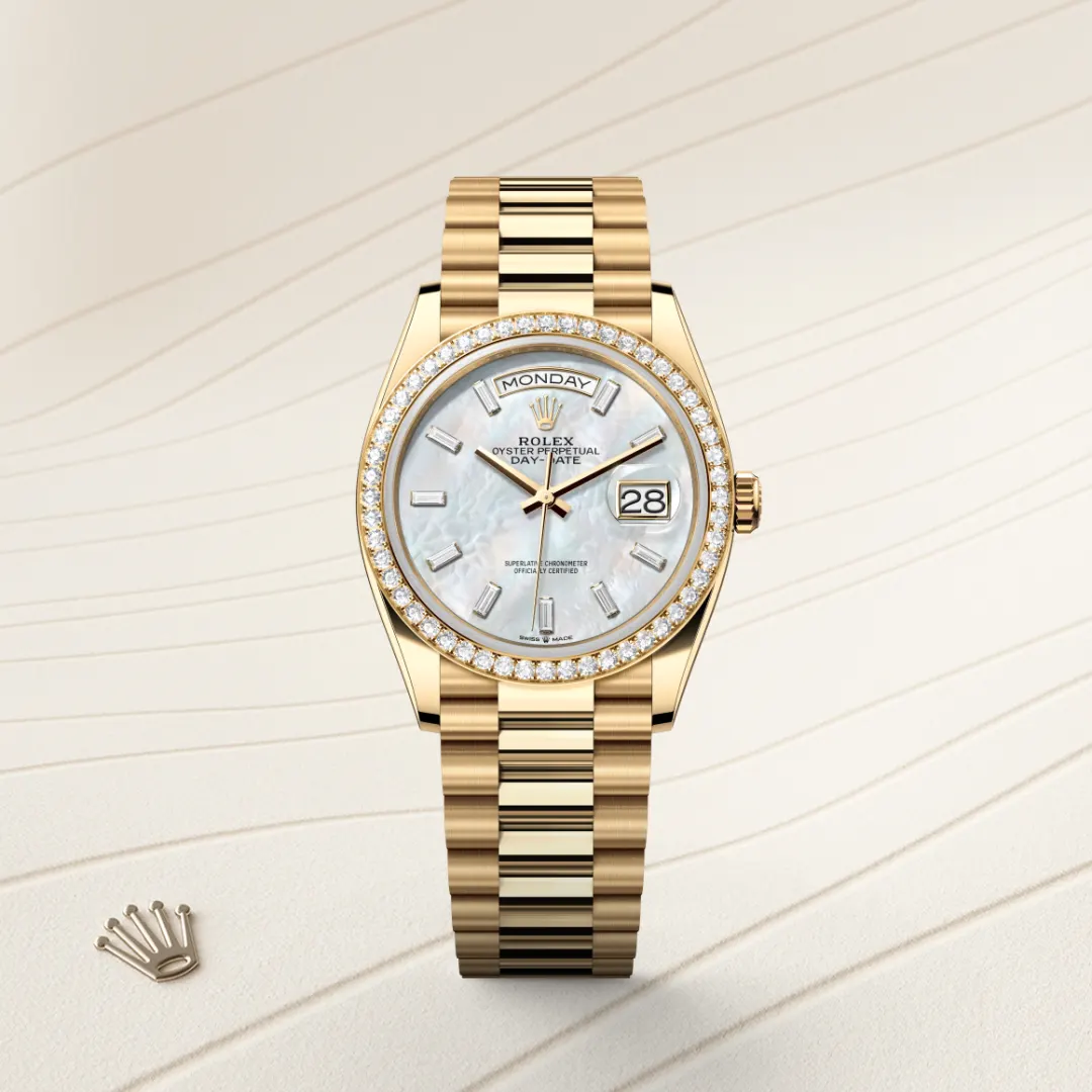 Rolex Day-Date 36 en Or jaune 18 ct M128348RBR-0070 chez Dubail