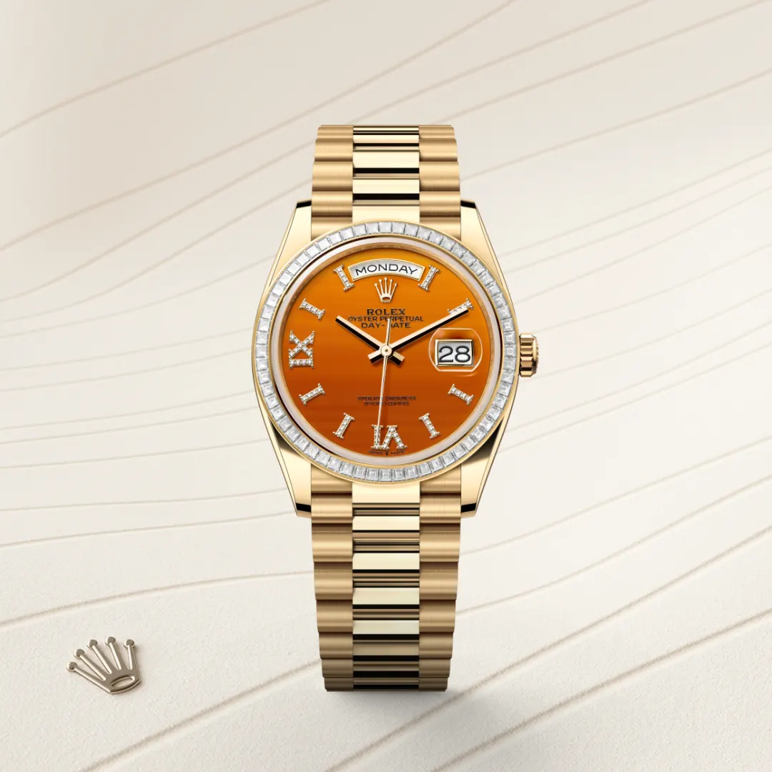 Rolex Day-Date 36 en Or jaune 18 ct M128398TBR-0018 chez Dubail