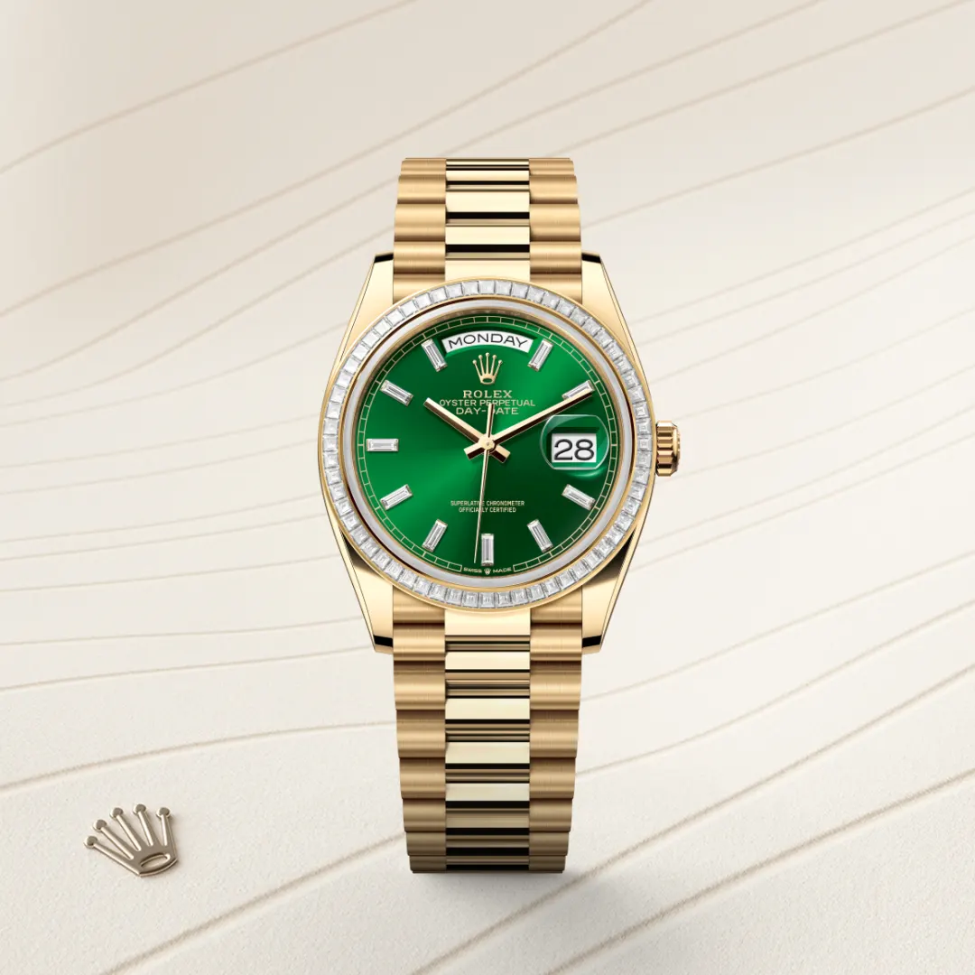 Rolex Day-Date 36 en Or jaune 18 ct M128398TBR-0035 chez Dubail