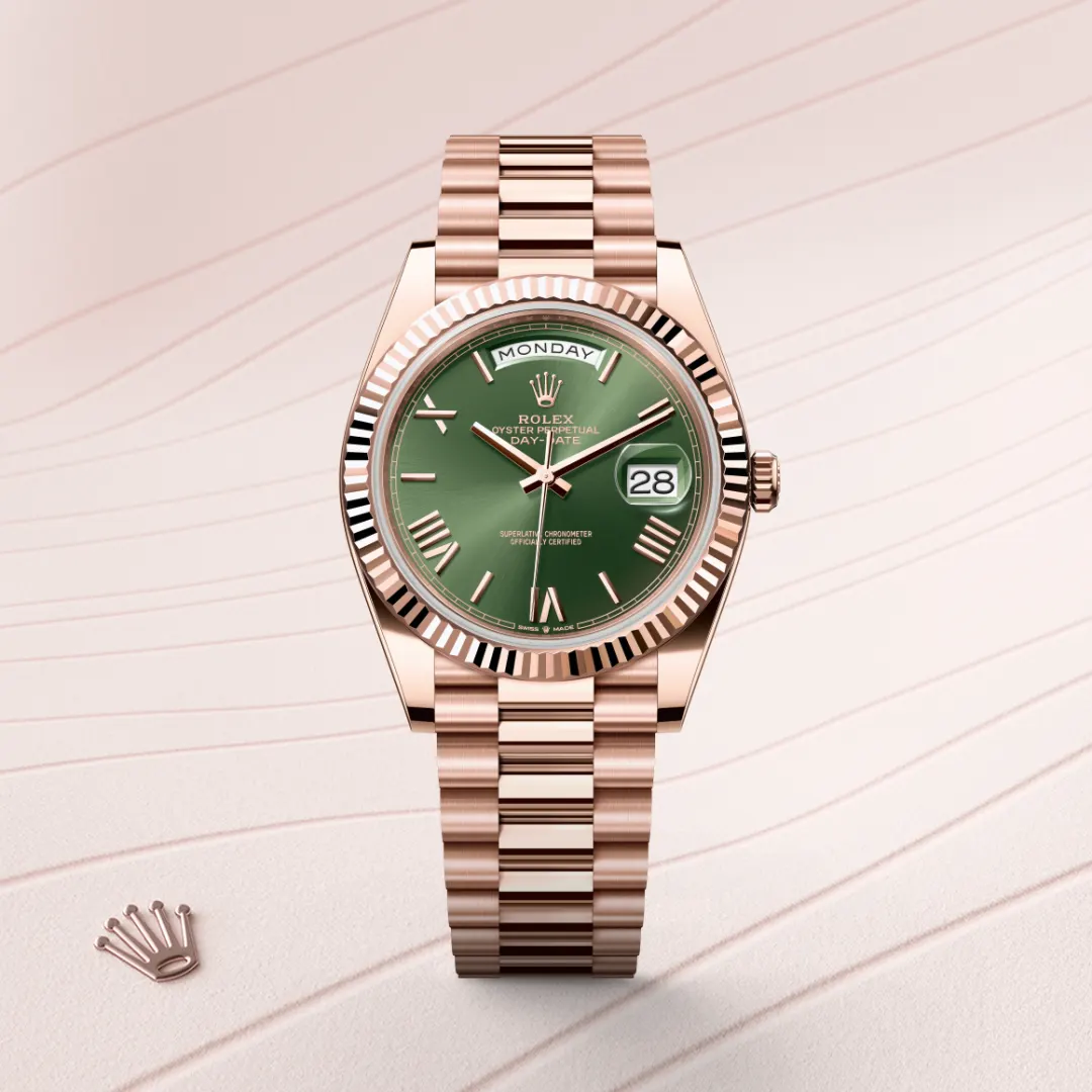 Rolex Day-Date 40 en Or Everose 18 ct M228235-0025 chez Hardy