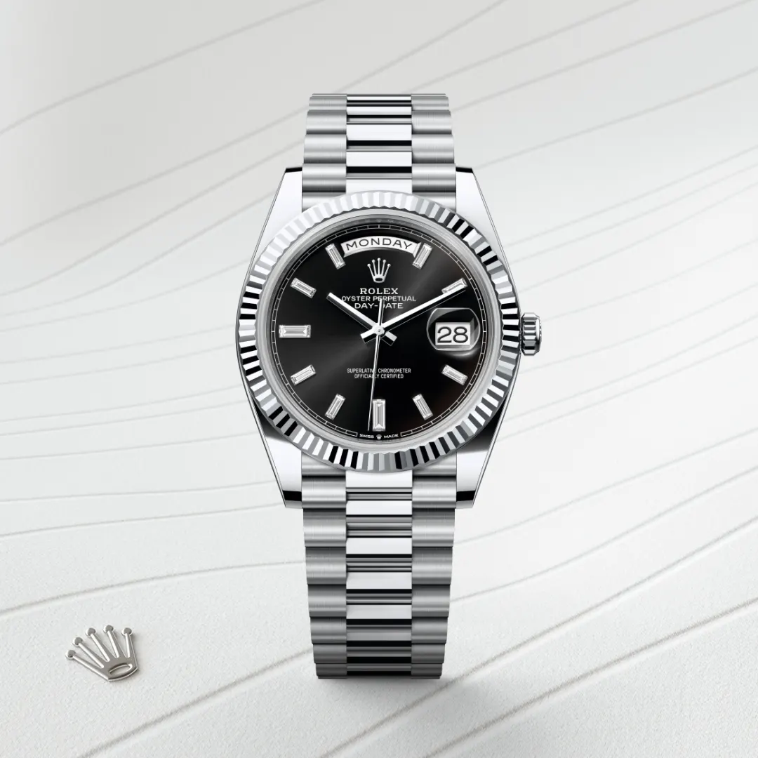 Rolex Day-Date 40 en Platine M228236-0004 chez Lombard Joaillier