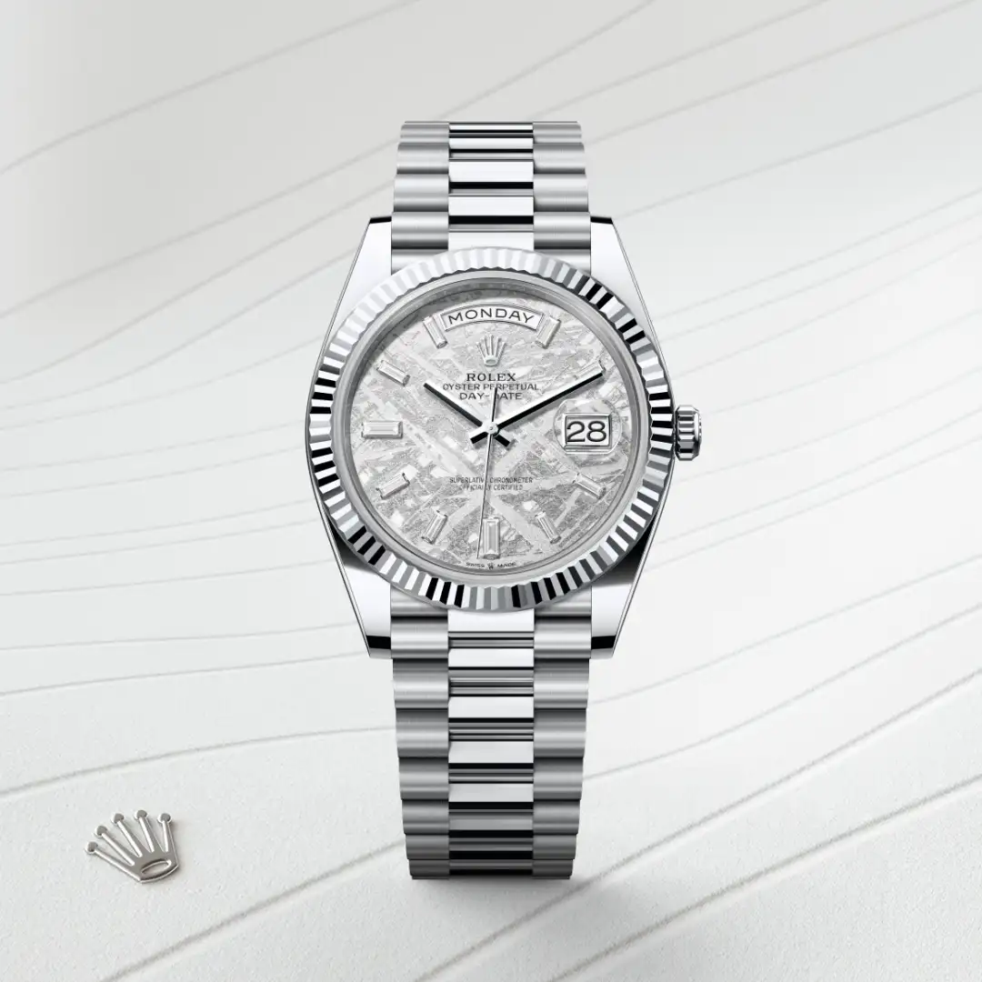 Rolex Day-Date 40 in Platinum M228236-0011 at Shemer Jewellers