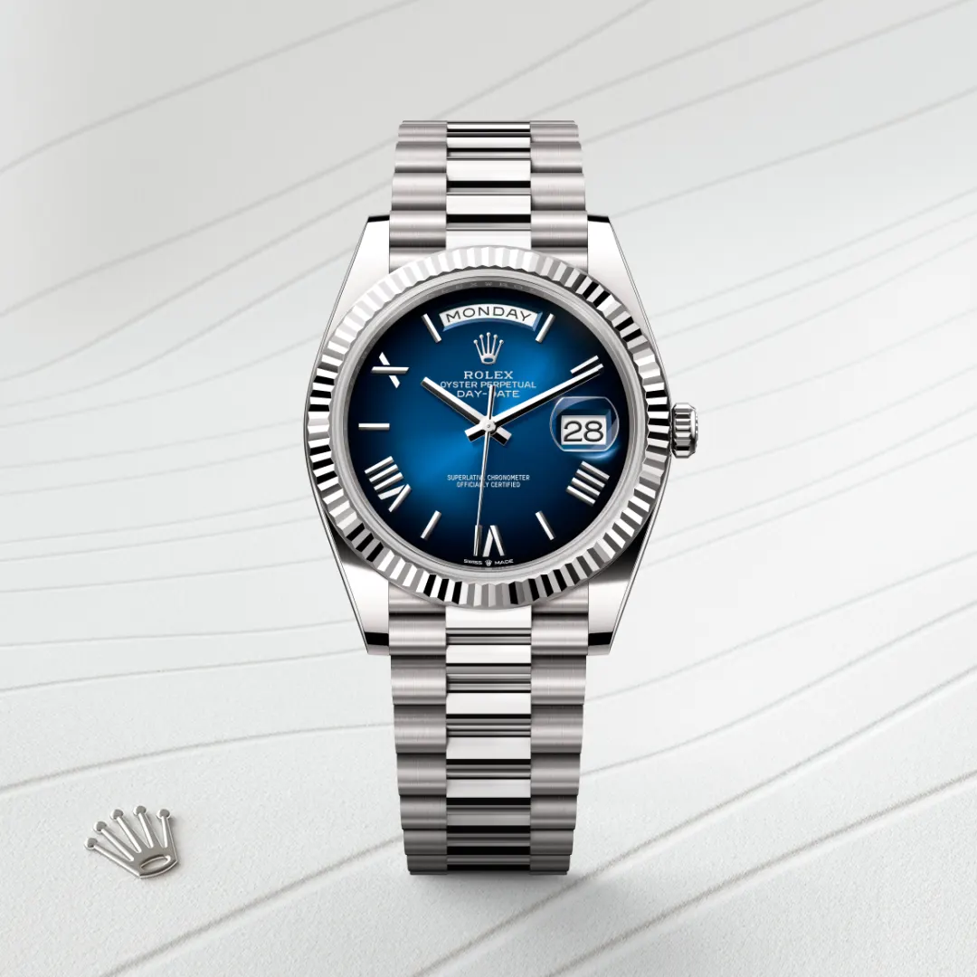 Rolex Day-Date 40 en Or gris 18 ct M228239-0076 chez Lombard Joaillier