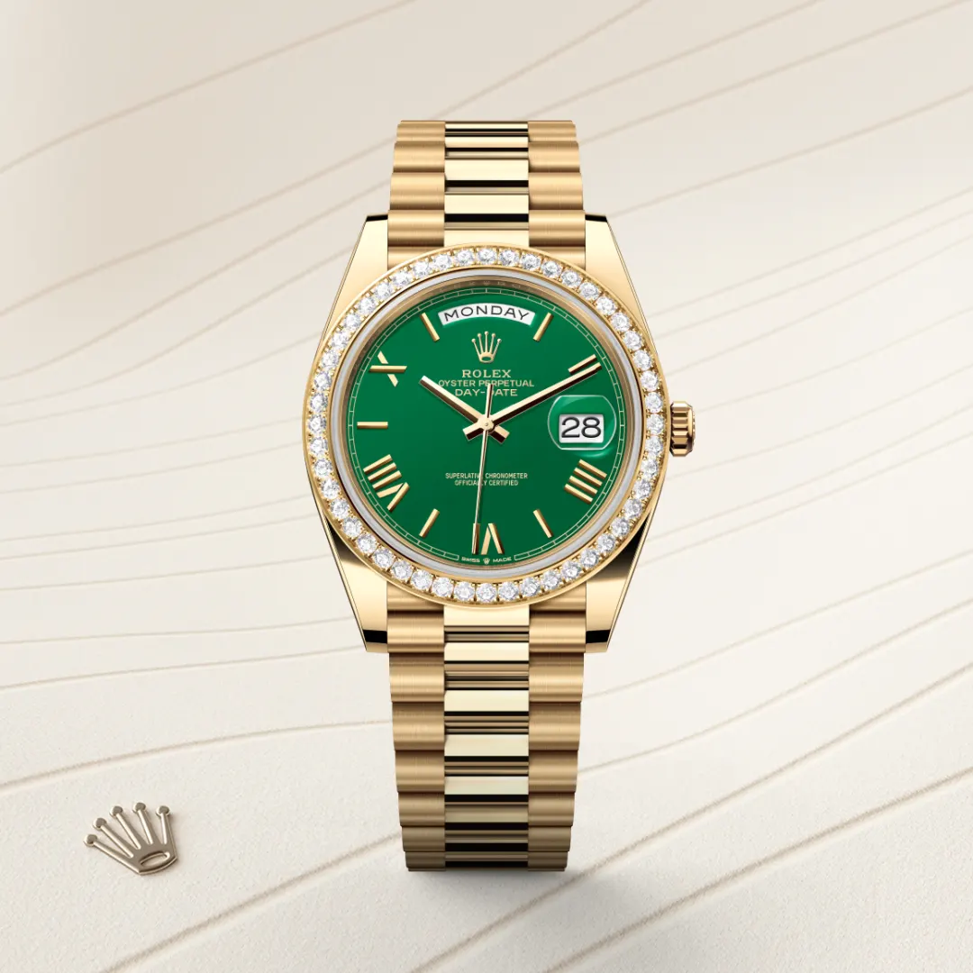 Rolex Day-Date 40 en Or jaune 18 ct M228348RBR-0040 chez Dubail
