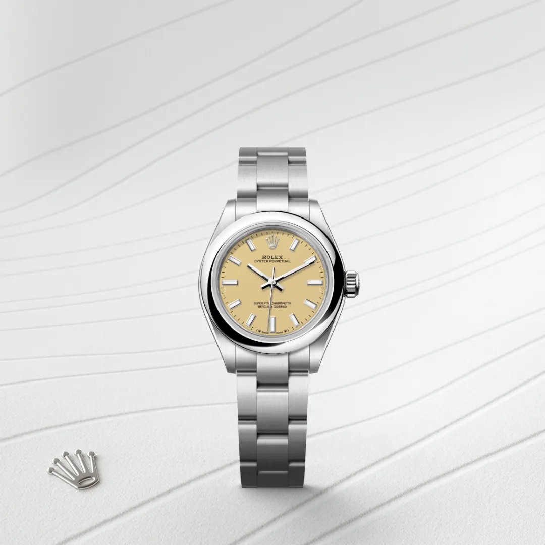 Rolex Oyster Perpetual 28 en Acier Oystersteel M276200-0007 chez Hardy