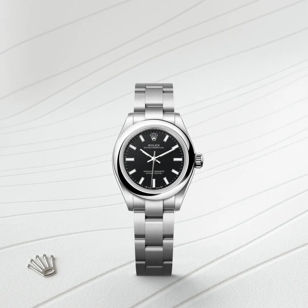 Rolex Oyster Perpetual 28 en Acier Oystersteel M276200-0010 chez Dubail