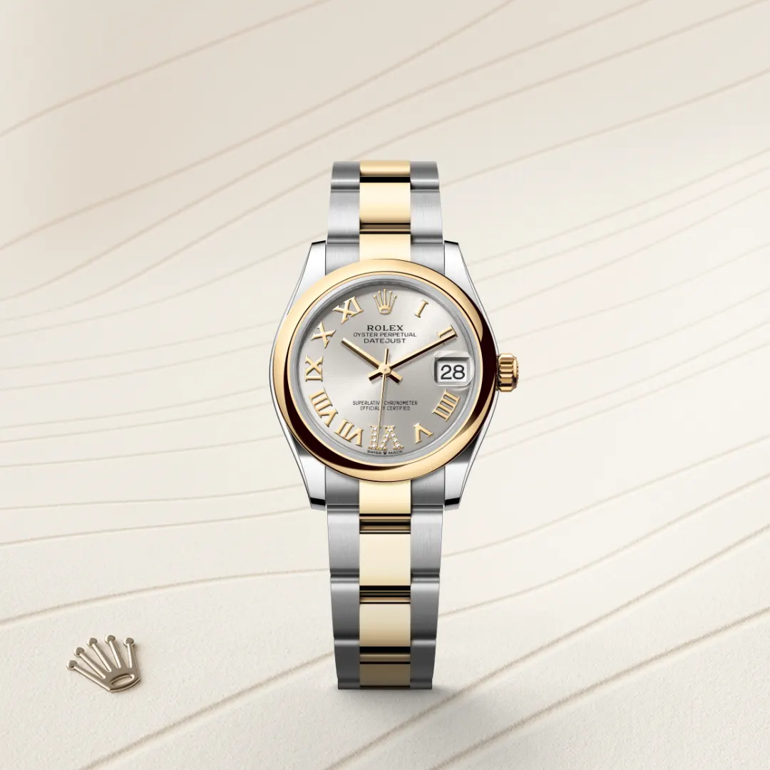 Rolex Datejust 31 in Yellow Rolesor - combination of Oystersteel and yellow gold M278243-0003 at Dubail