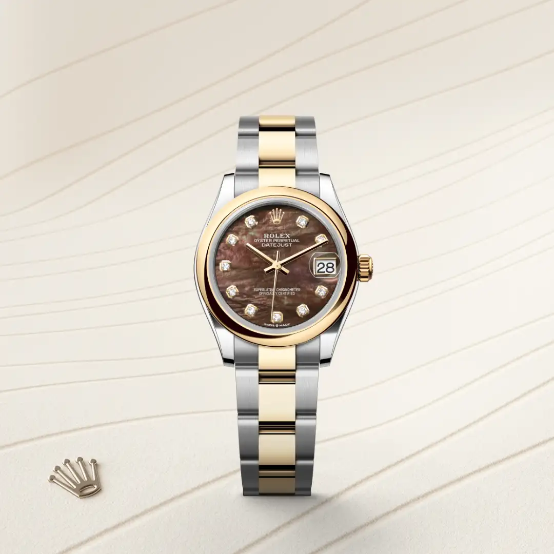 Rolex Datejust 31 in Yellow Rolesor - combination of Oystersteel and yellow gold M278243-0023 at Boutique Rolex Genève