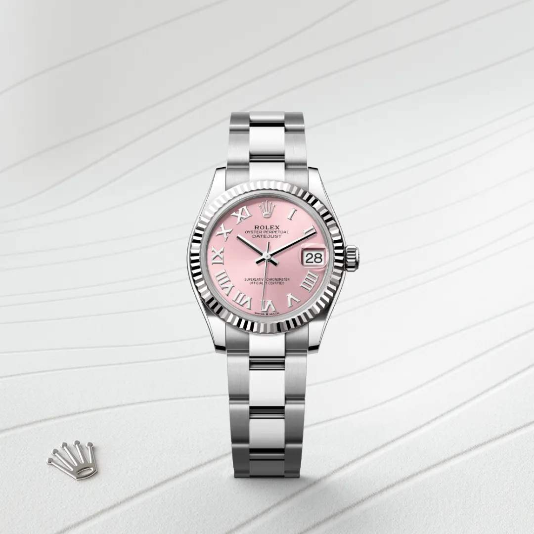 Rolex Datejust 31 en Rolesor gris – combinaison d’acier Oystersteel et d’or gris M278274-0019 chez Dubail