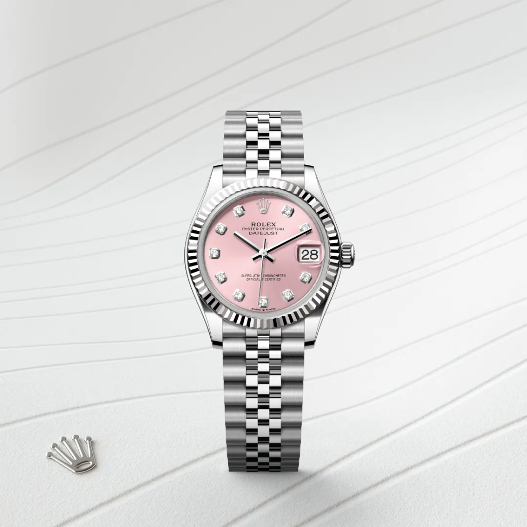 Rolex Datejust 31 en Rolesor gris – combinaison d’acier Oystersteel et d’or gris M278274-0032 chez Frayssinet Joaillier
